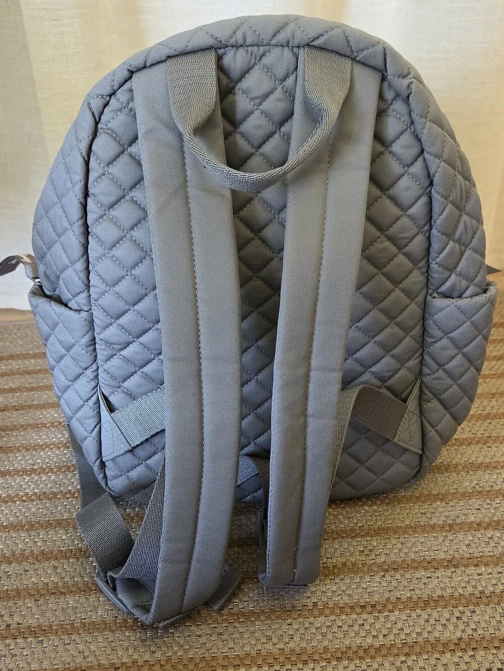 Vera Bradley Disney Piccadilly Paisley Small Backpack NWT Grey Pluto Figaro